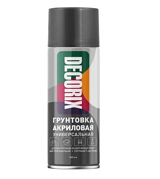 Грунт универсальный БЕЛЫЙ 520мл DECORIX (12) 0108-24DX