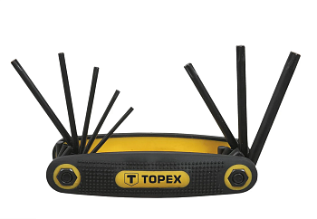 Ключ "TORX" Т9-40 набор 8шт MOS 64038М
