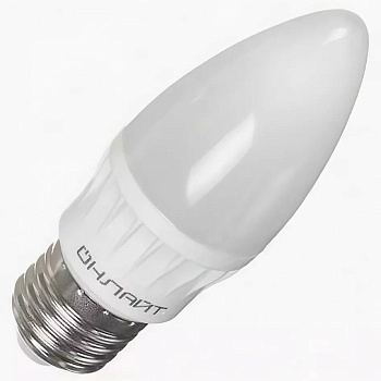 Лампа светодиодная ОНЛАЙТ OLL-C37-8-230-6.5K-E27-FR 61 130
