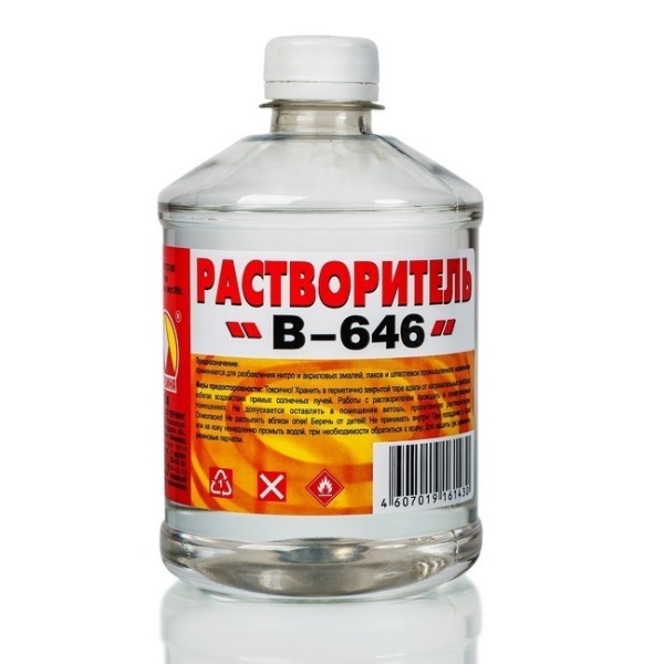 Растворитель 646 0,5л ВЕРШИНА (20шт в 1уп) 