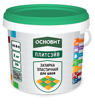Затирка ОСНОВИТ Белая 010 ПЛИТСЭЙВ ХС6Е 2кг (8)
