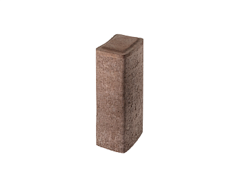 Поребрик ПАЛИСАД 120х160х400 Беттекс Коричневый (56шт/1,028 кг/под)