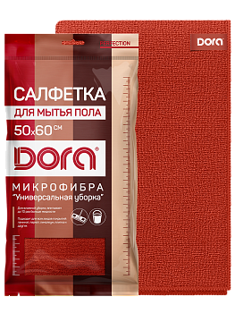 Салфетка 50*60 микрофибра для пола DORA 1шт.