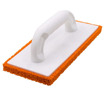 Терка губчатое покрытие пластик. основание накладка - синтетическая резина 250х130х18мм 20-2-003