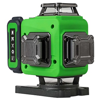 Уровень лазерный AMO LN 4D-360-2 с зеленым лучом 