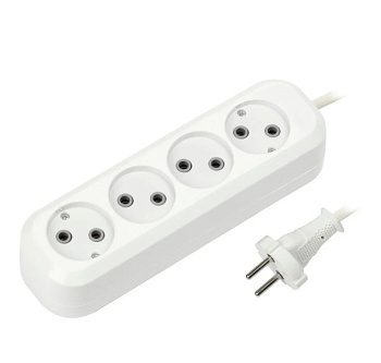 Удлинитель 4*5м б/з 10А/2,2кВт ПВС 2х1,0 Smartbuy (SBE-10-4-05-N)-40