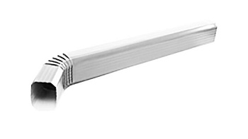 Труба водосточная с коленом 76*102*3000 ПЭ ЦИНК