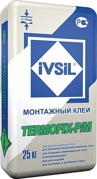 Клей для теплоизоляции IVSIL TERMOFIX-PM 25кг(48)