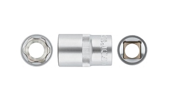 Головка 6-гранная, CrV, 1/2"17мм FIT 62047