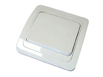 Выключатель 1-кл. 10А белый "Валдай" TDM SQ1804-0001