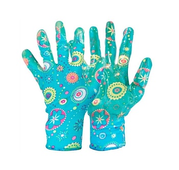 Перчатки полиэстер с нитрил.покрытием EL-F002 р-р L PARK 259794