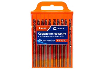 Сверло по металлу 4,2 - 75 мм кобальт CUTOP 48-42-10 (10)