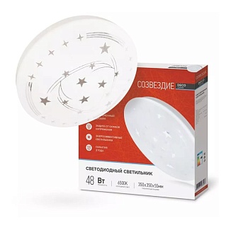 Светильник светодиодный DECO Бамбук 24Вт 230В 6500К 2160лм 330*55мм IN HOME 4690612025230