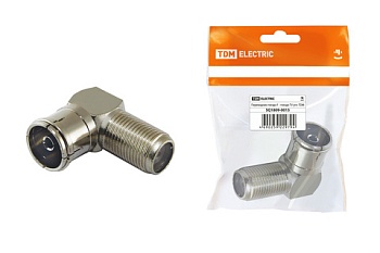 Переходник гнездо F — гнездо TV TDM SQ1809-0015