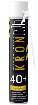 Пена монтажная бытовая Kronbuild 40+ всесезонная 850мл (12)