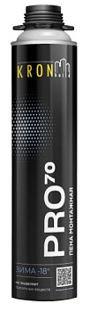 Пена монтажная пистолетная Kronbuild PRO 70 ЗИМА (12)