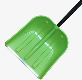 Лопата снеговая 410х415мм Инструм-агро Тибет, алюм. черенок