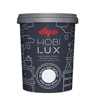Эмаль HOBILUX акриловая шелковисто-матовая 0,9л база С DYO