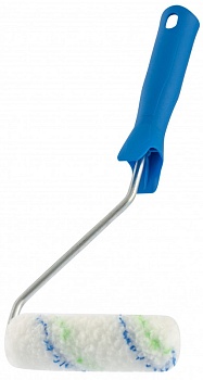 Мини-валик 110мм в сборе "Водные краски" ворс 12мм D ручки -6мм, полиэстер// Сибртех 80580