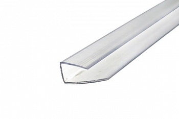 Профиль торцевой 6 мм Прозрачный (2,1м)