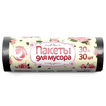 Мешки для мусора 30л 30шт Голубушка