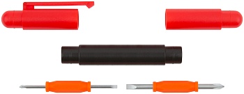 Отвертка для точных работ мини 4-в-1 переставная FIT 56180