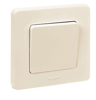 Механизм выключателя 1-кл. Inspiria 10А IP20 250В 10AX сл. кость Leg 673601