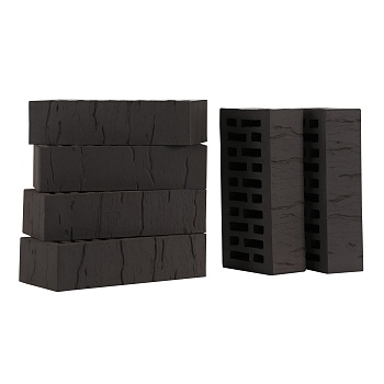 Кирпич керамический Тербунский Гончар 1НФ Графит Кора Дуба М200-250 (264шт) Липецк