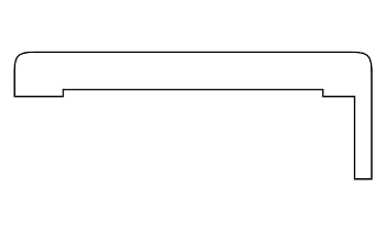 Наличник  телескопич-ий 10*80*2200мм Дуб Миэли