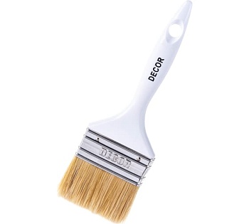 Кисть 75х15мм смеш.щетина светлая универсальная пласт.ручка "STANDARD" 700-075