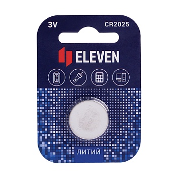 Батарейка Eleven CR2025 литиевая, BC1 301759