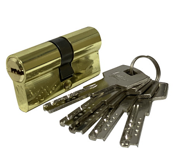 Цилиндровый механизм "Vantage" Z70 (35x35) PB 5 ключей (золото)