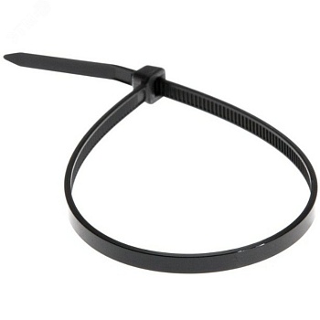 Хомут кабельный 3,6*150 нейлон черн.(уп.100шт.) Крепдил SN-3.6X150-B