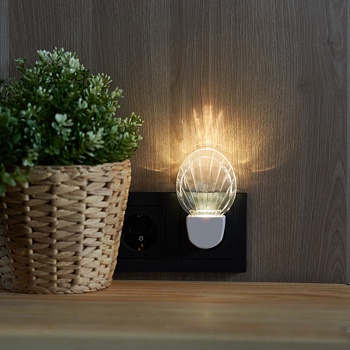 Ночник светодиод. Rexant Ноткактус, белое свечение 75-0314 223064