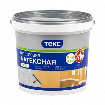 Шпаклевка ТЕКС латексная выравнивающая ФИНИШ "Профи" 5кг
