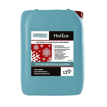 Добавка противоморозная для бетона HOTICE 10л Cemmix, 206786