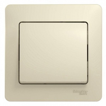 Выключатель 1-кл. СП Glossa 10А IP20 в сборе бежевый SchE GSL000212