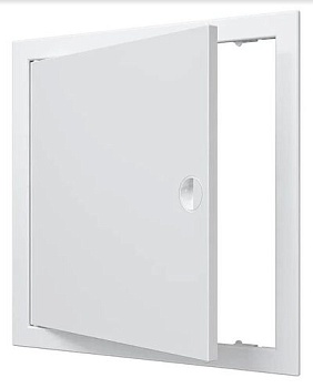 Люк пластиковый ревизионный с дверцей 318х318 с фланцем (296х296) АВС Л3030Р